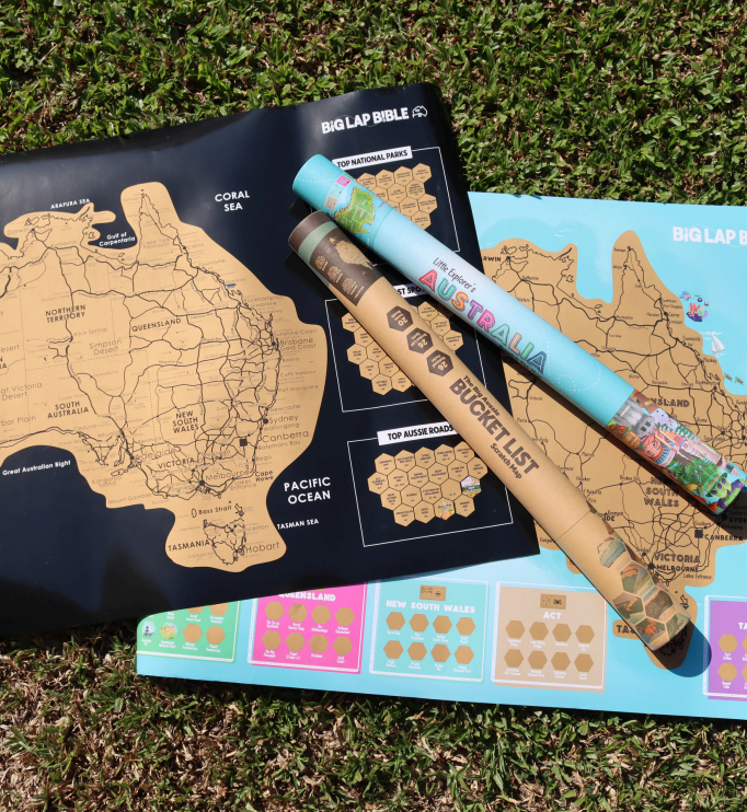 Mini Scratch Map Scratch Maps – Big Lap Bible