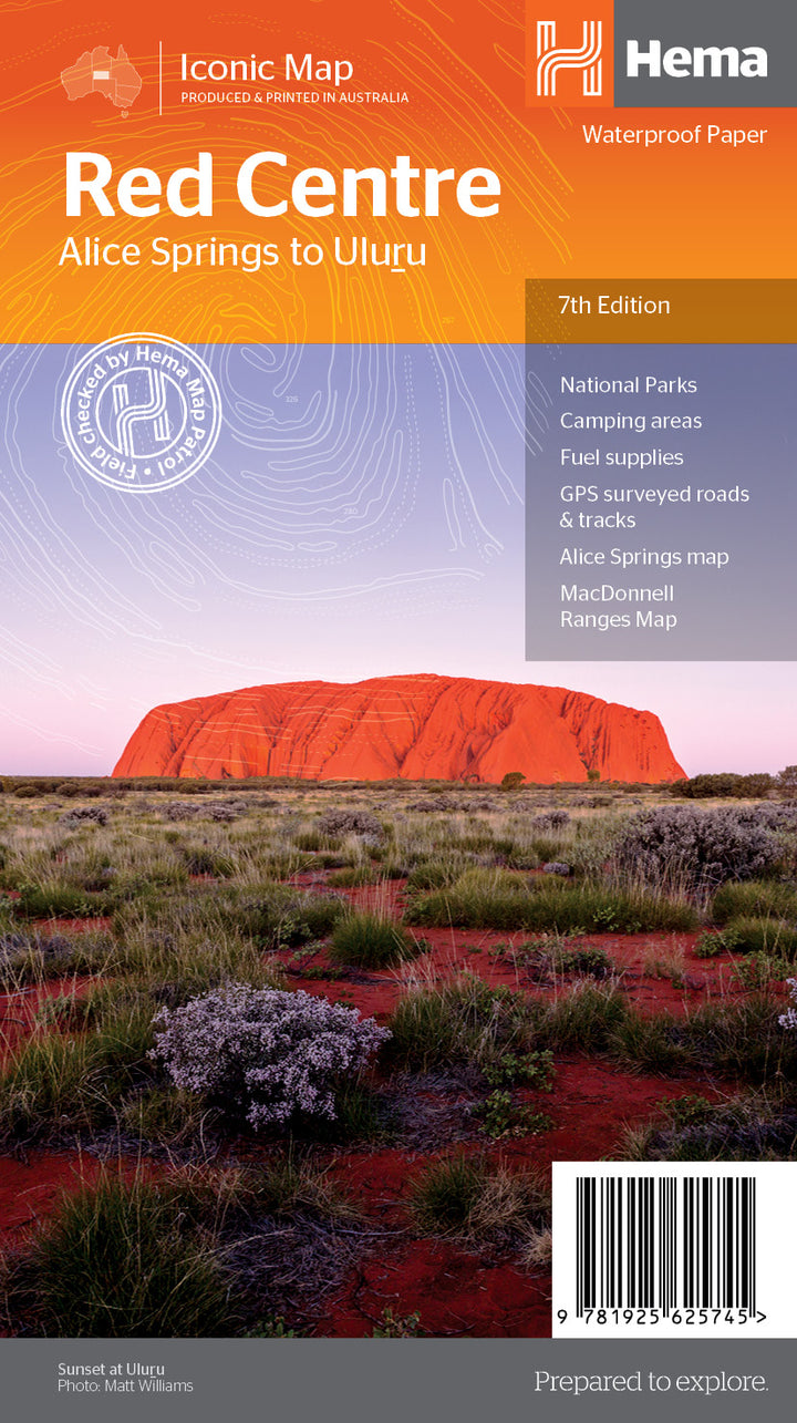 The Red Centre Map