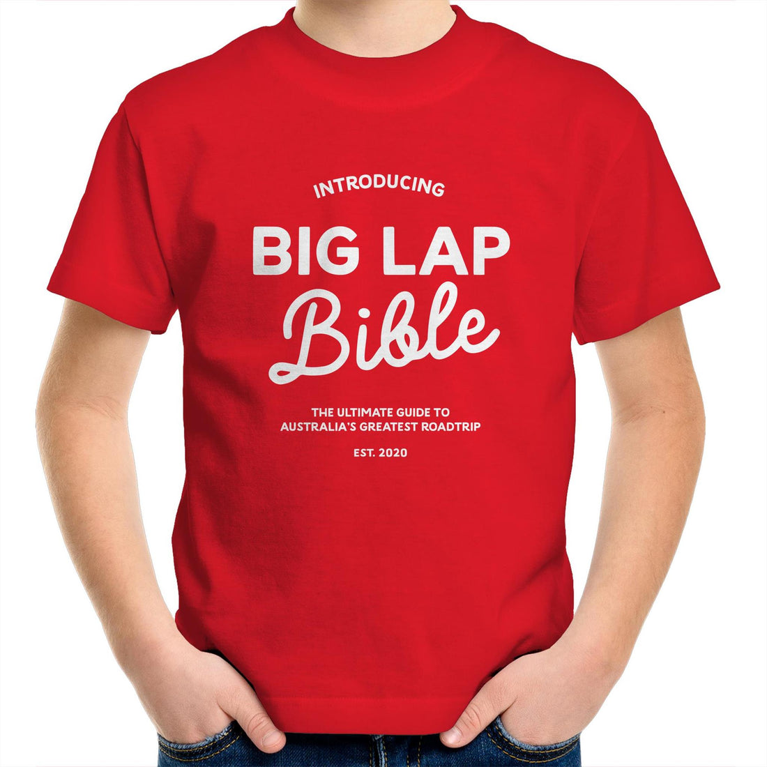 Big Lap Bible Badge - Kids Tee