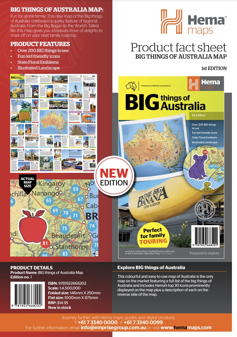 Big things of Australia Map