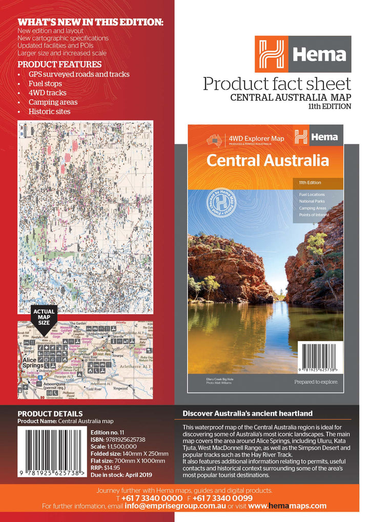 Central Australia Map