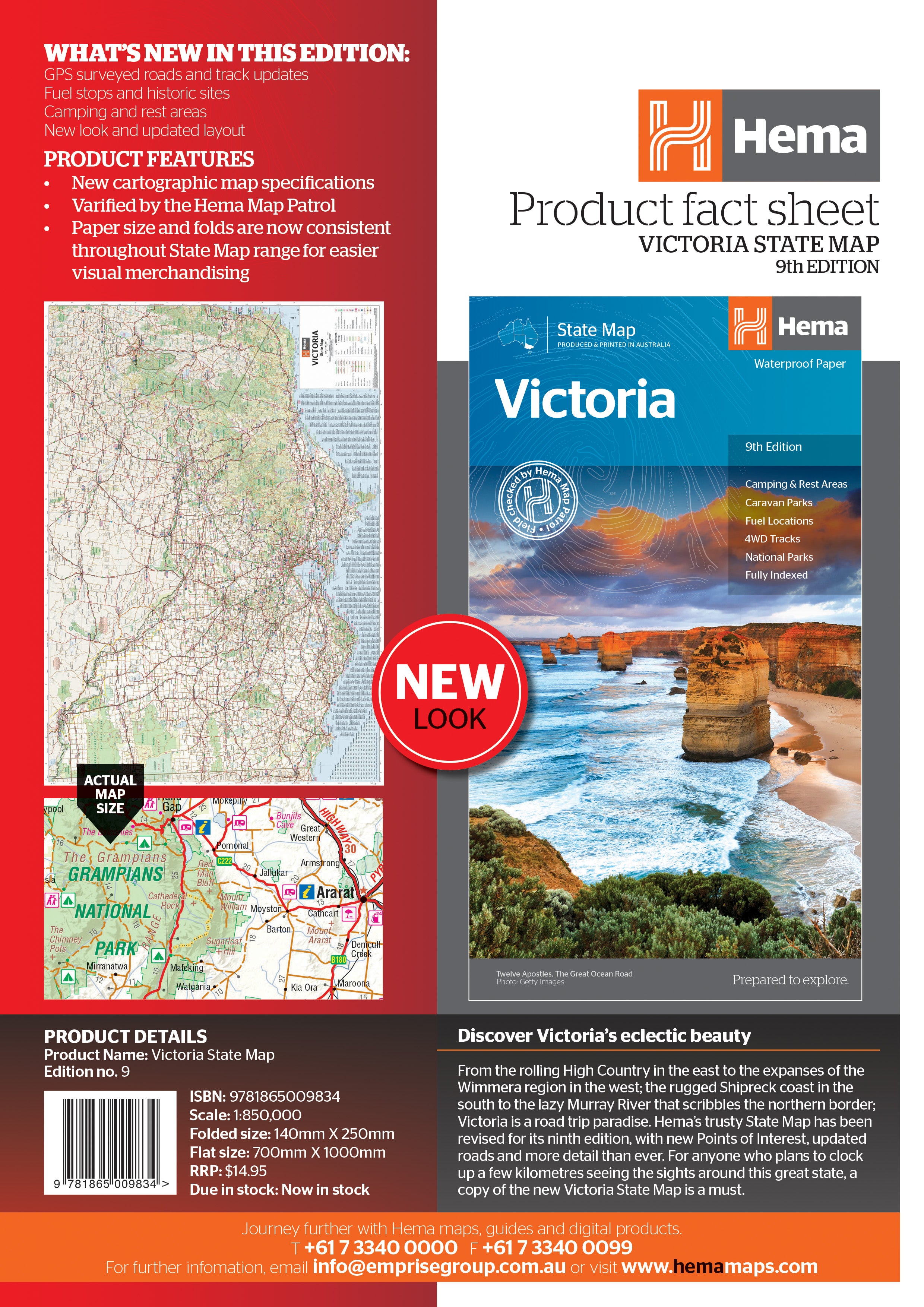 Victoria State Map – Big Lap Bible