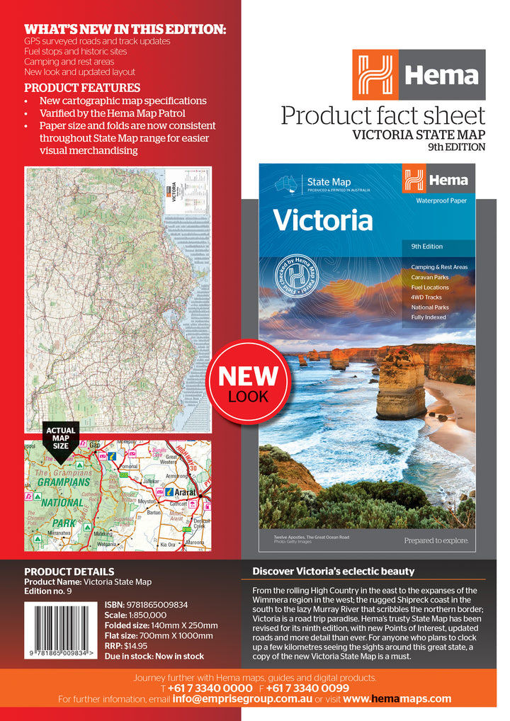 Victoria State Map