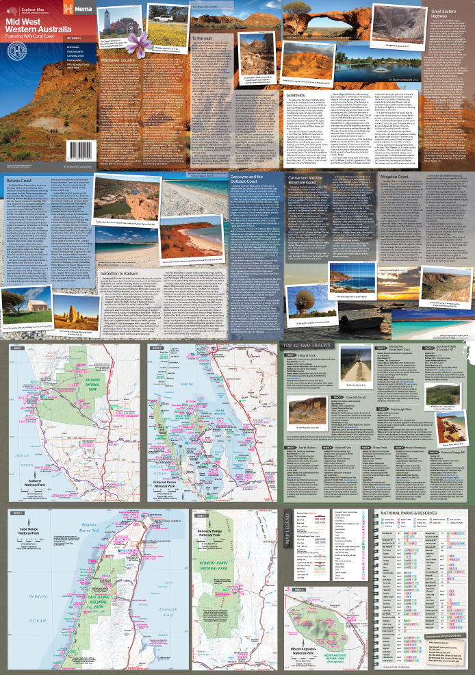 Mid West Western Australia Map