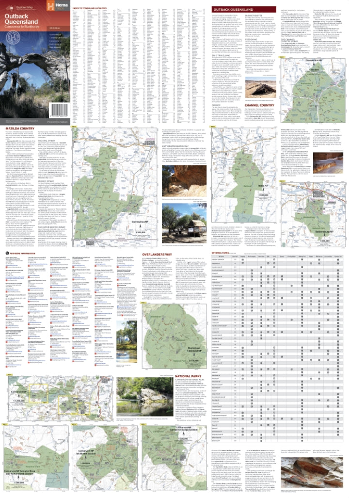 Outback Queensland Map