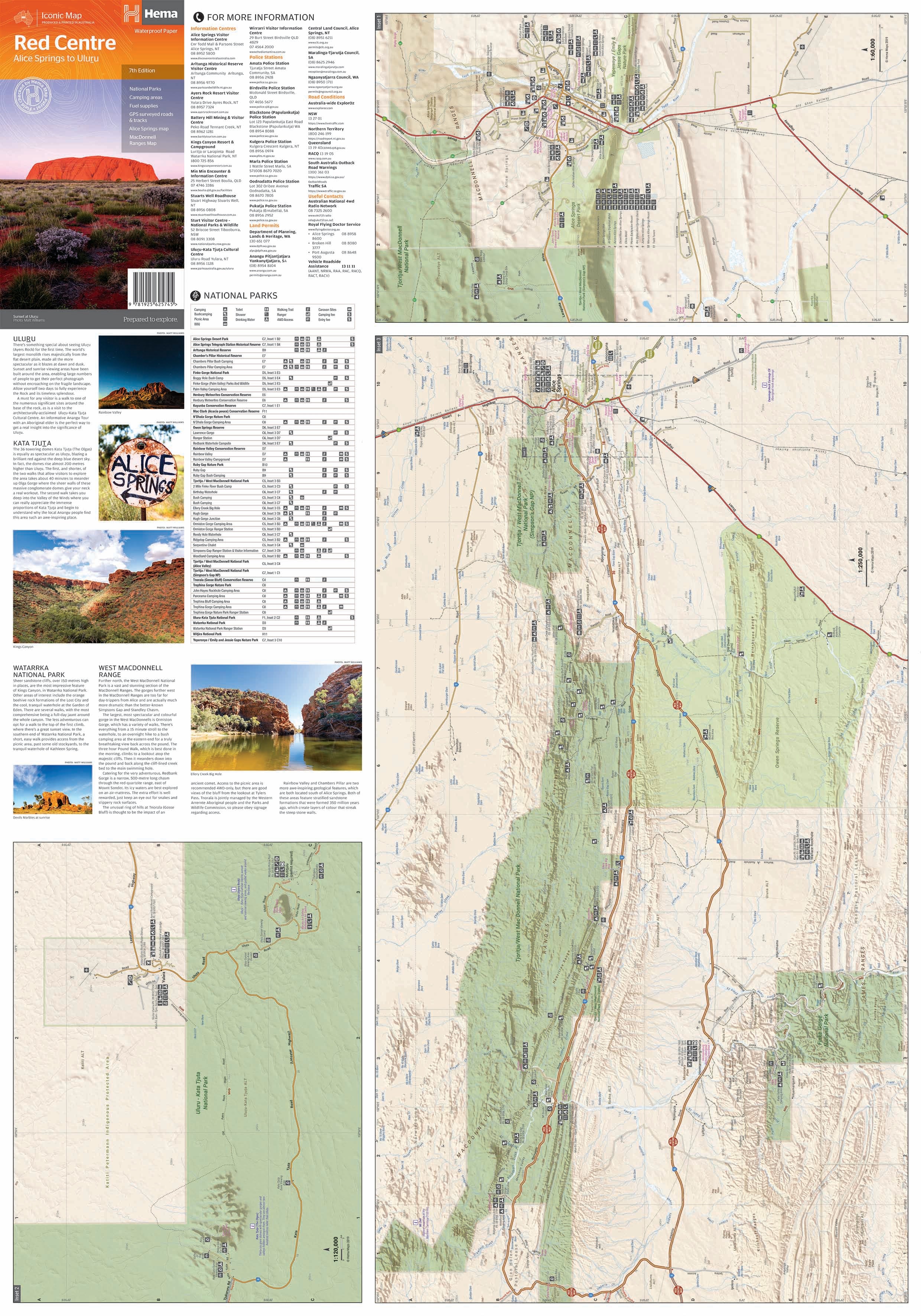 The Red Centre Map