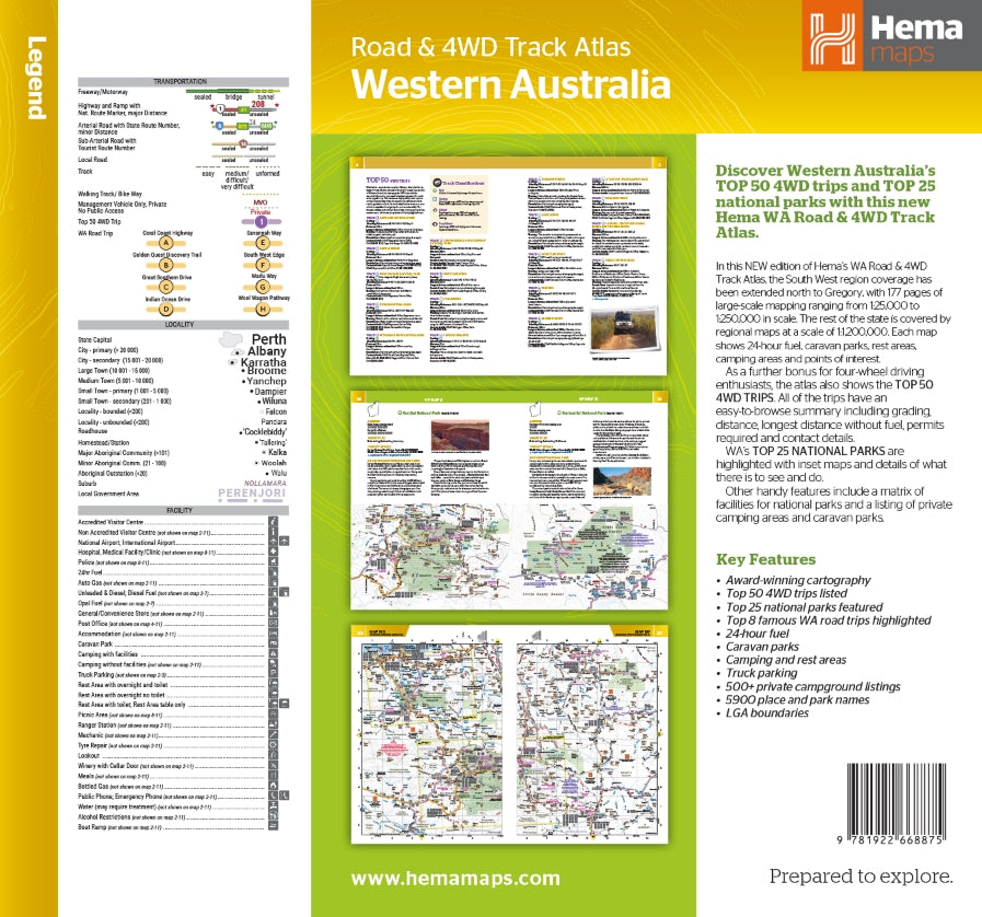 Western Australia Road & 4WD Track Atlas