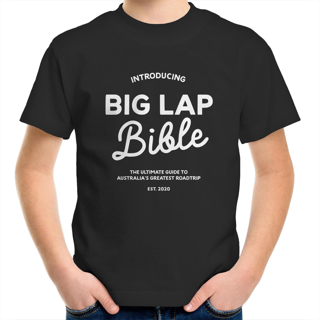 Big Lap Bible Badge - Kids Tee