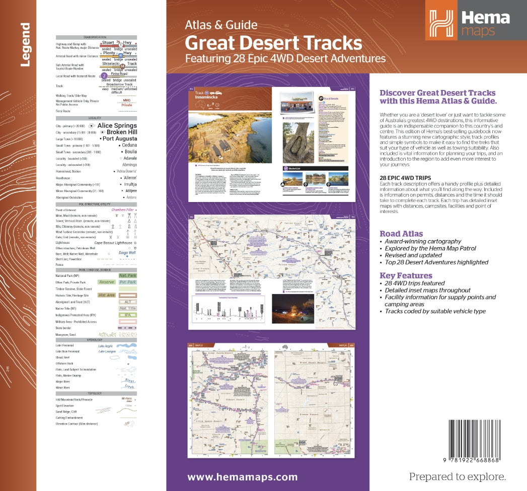 Great Desert Tracks Atlas & Guide