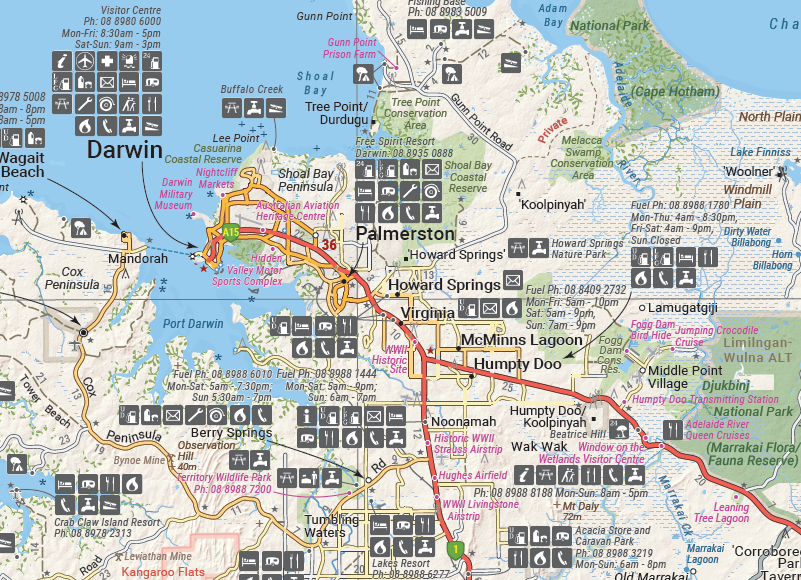 Northern Territory State Map