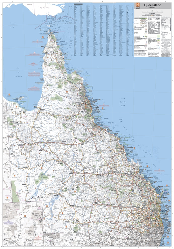 Queensland State Map