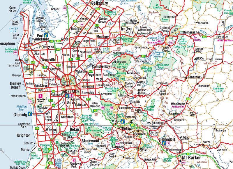 South Australia State Map