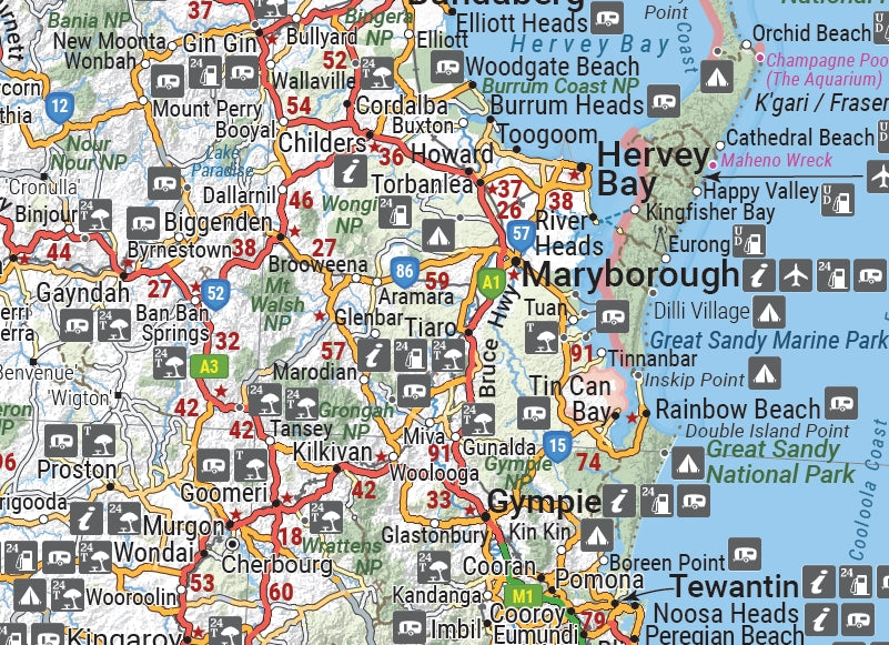 Queensland State Map