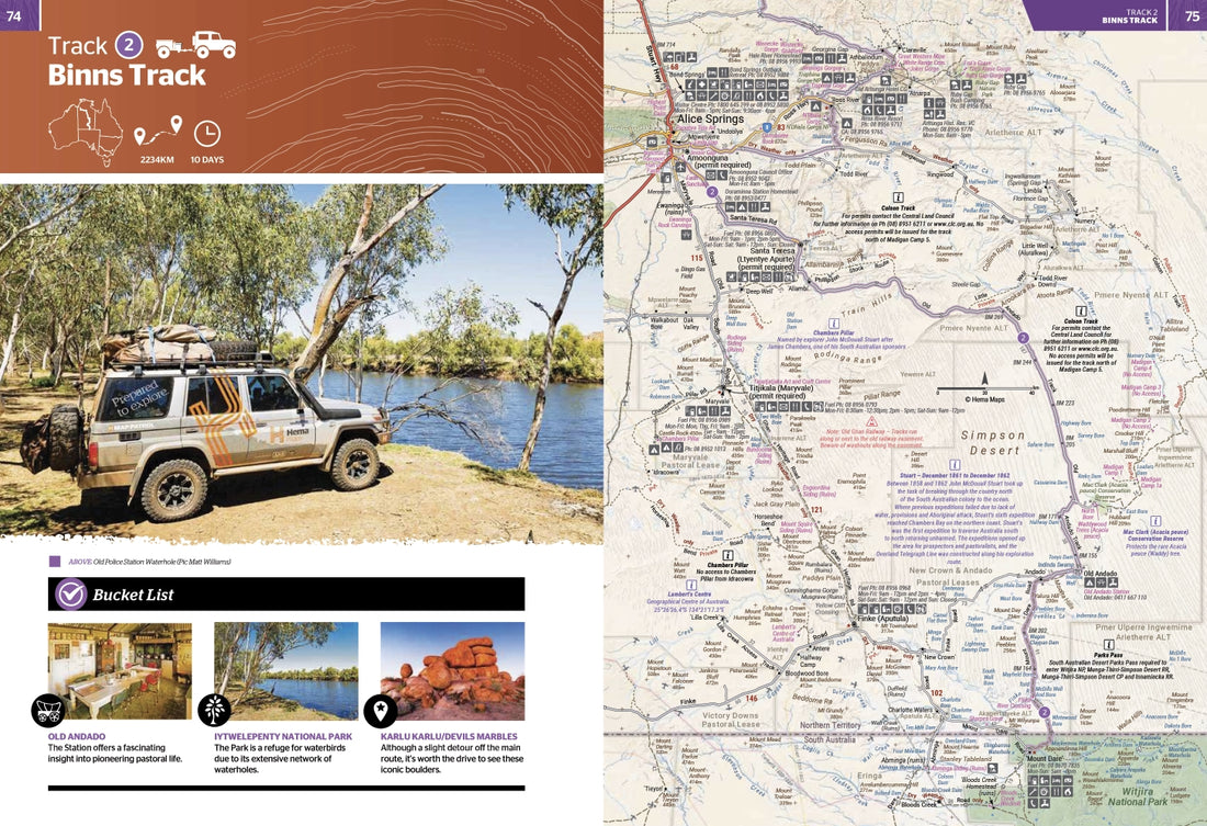 Great Desert Tracks Atlas & Guide