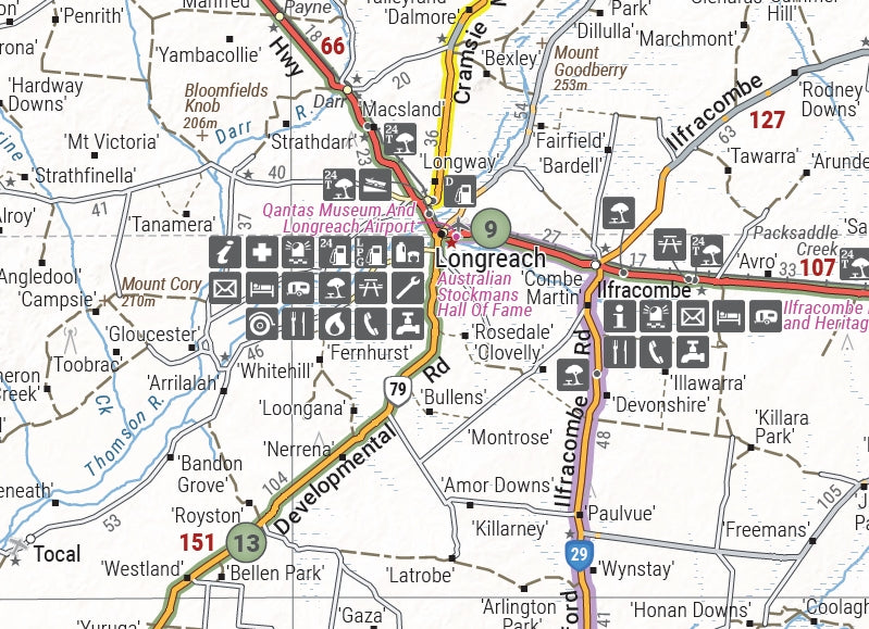 Outback Queensland Map