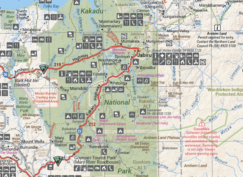 Top End and Gulf Map