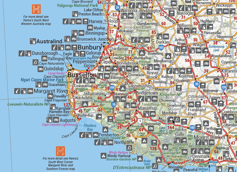Western Australia State Map