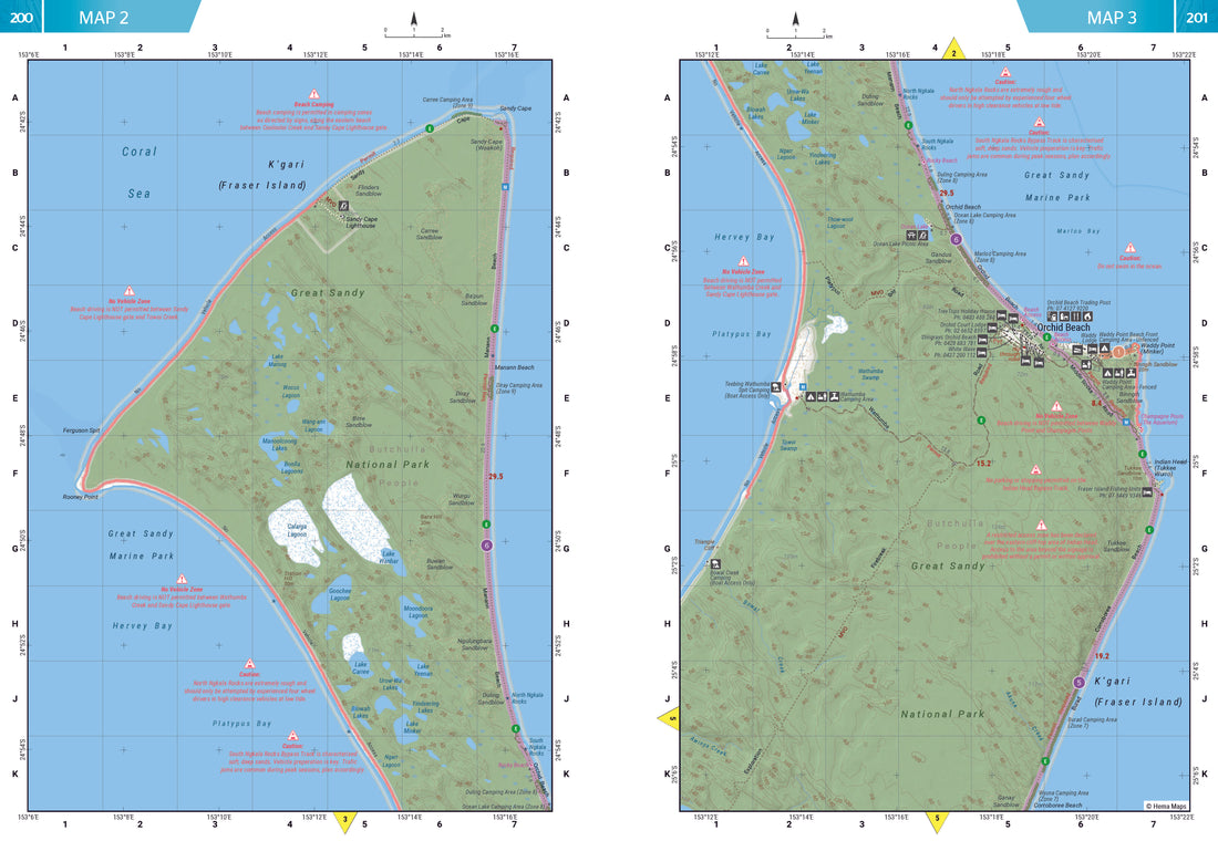 K'gari (Fraser Island) Atlas & Guide