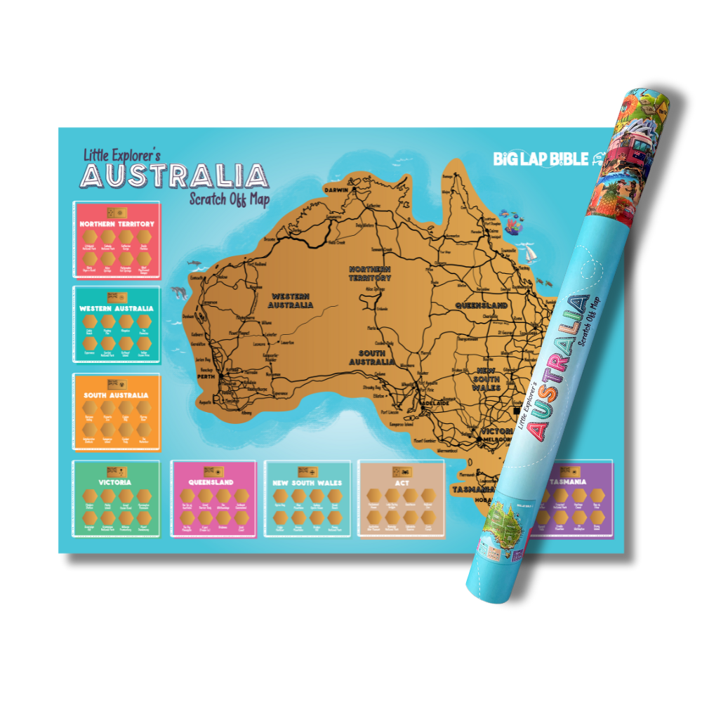 Little Explorer's Australia Scratch Off Map