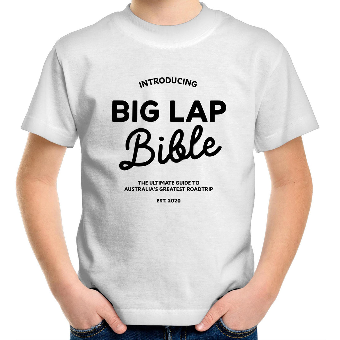 Big Lap Bible Badge - Kids Tee