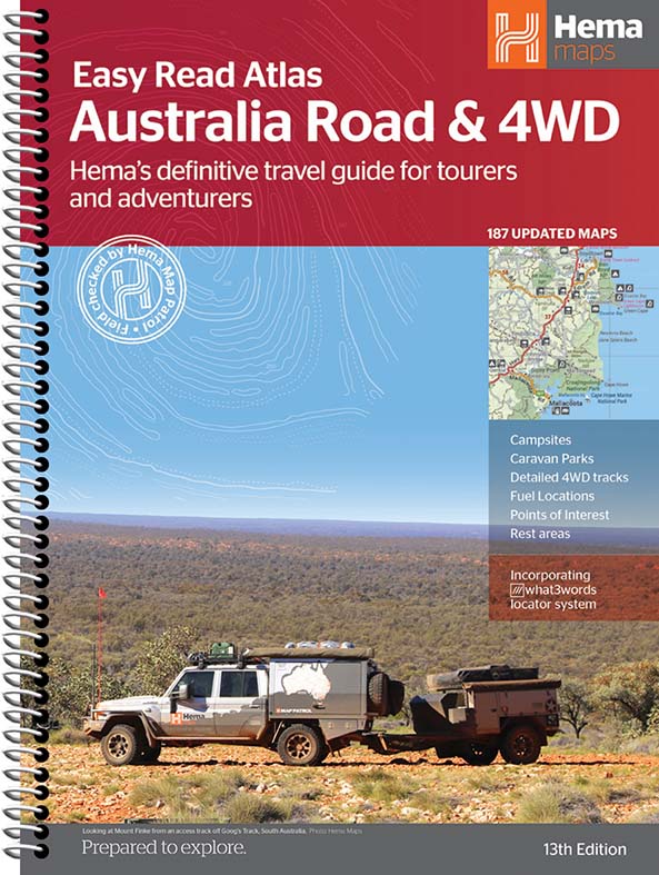 Australia Road & 4WD Easy Read Atlas - 292 x 397mm