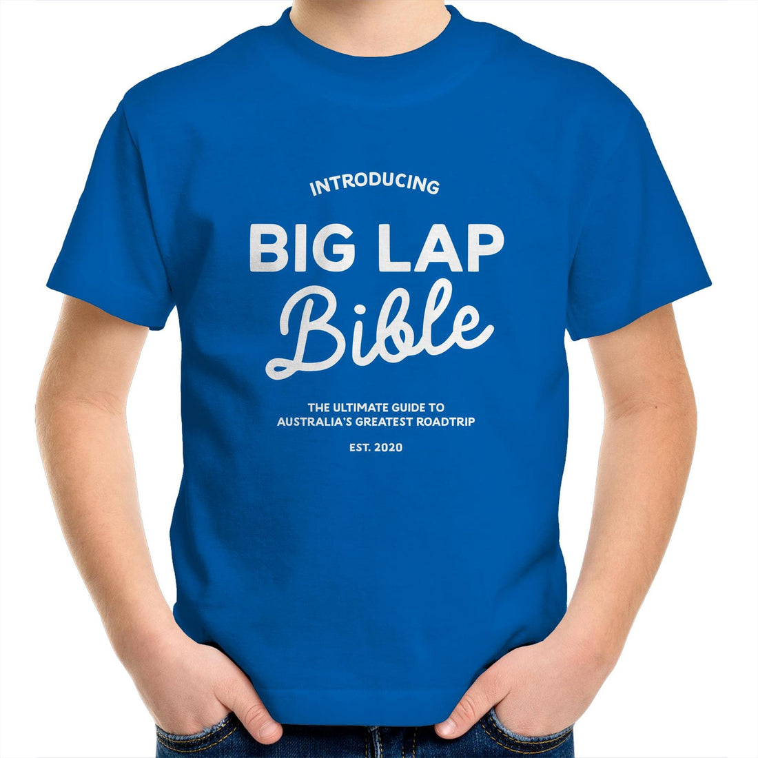 Big Lap Bible Badge - Kids Tee