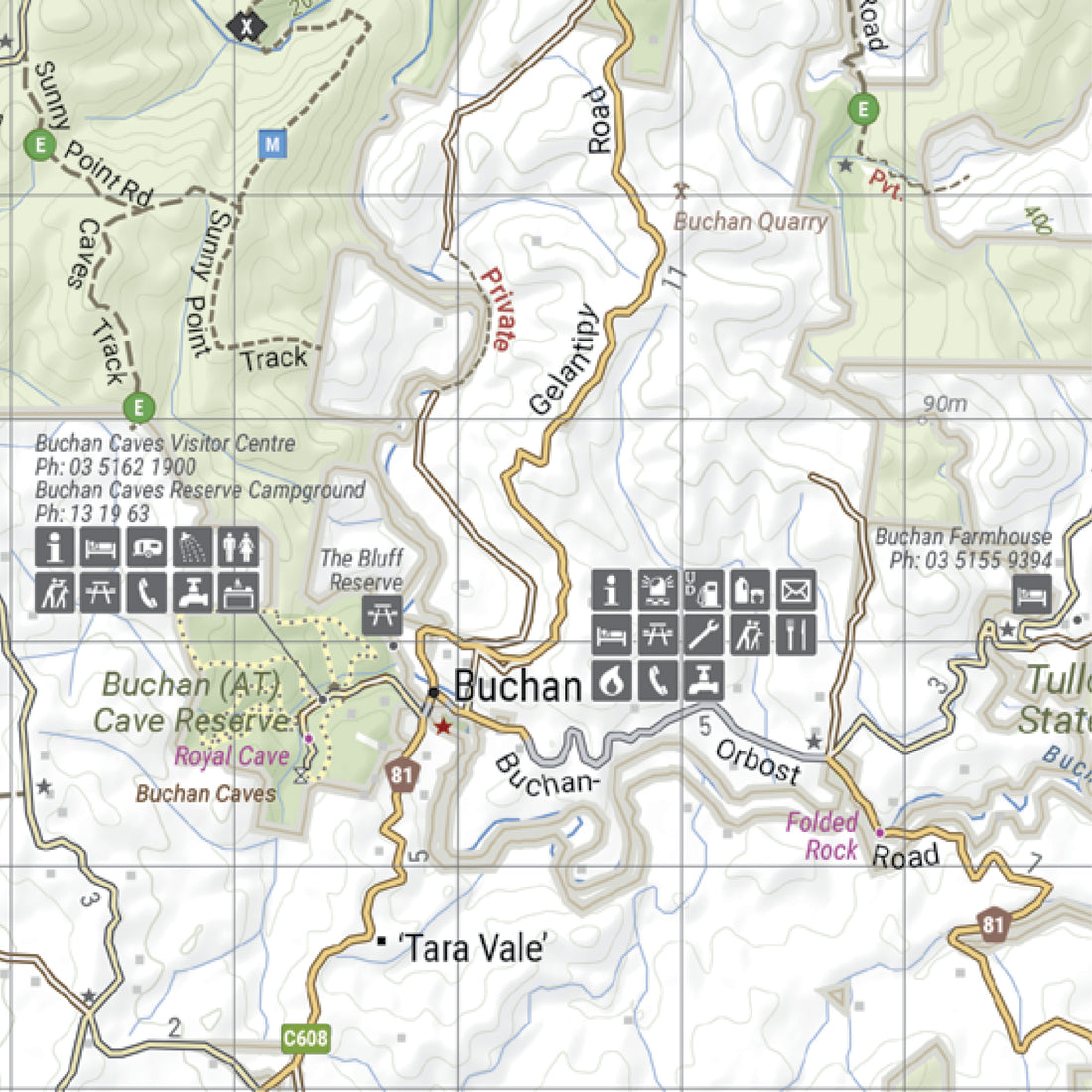 The Victorian High Country - South Eastern Map