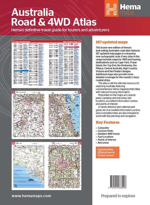 Australia Road & 4WD Easy Read Atlas - 292 x 397mm