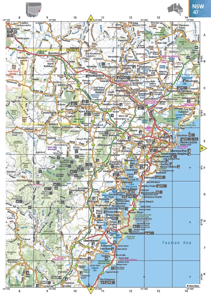 Australia Road & 4WD Easy Read Atlas - 292 x 397mm