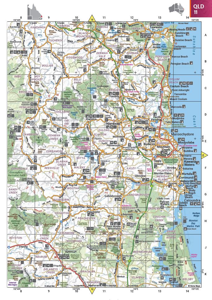 Australia Road & 4WD Easy Read Atlas - 292 x 397mm