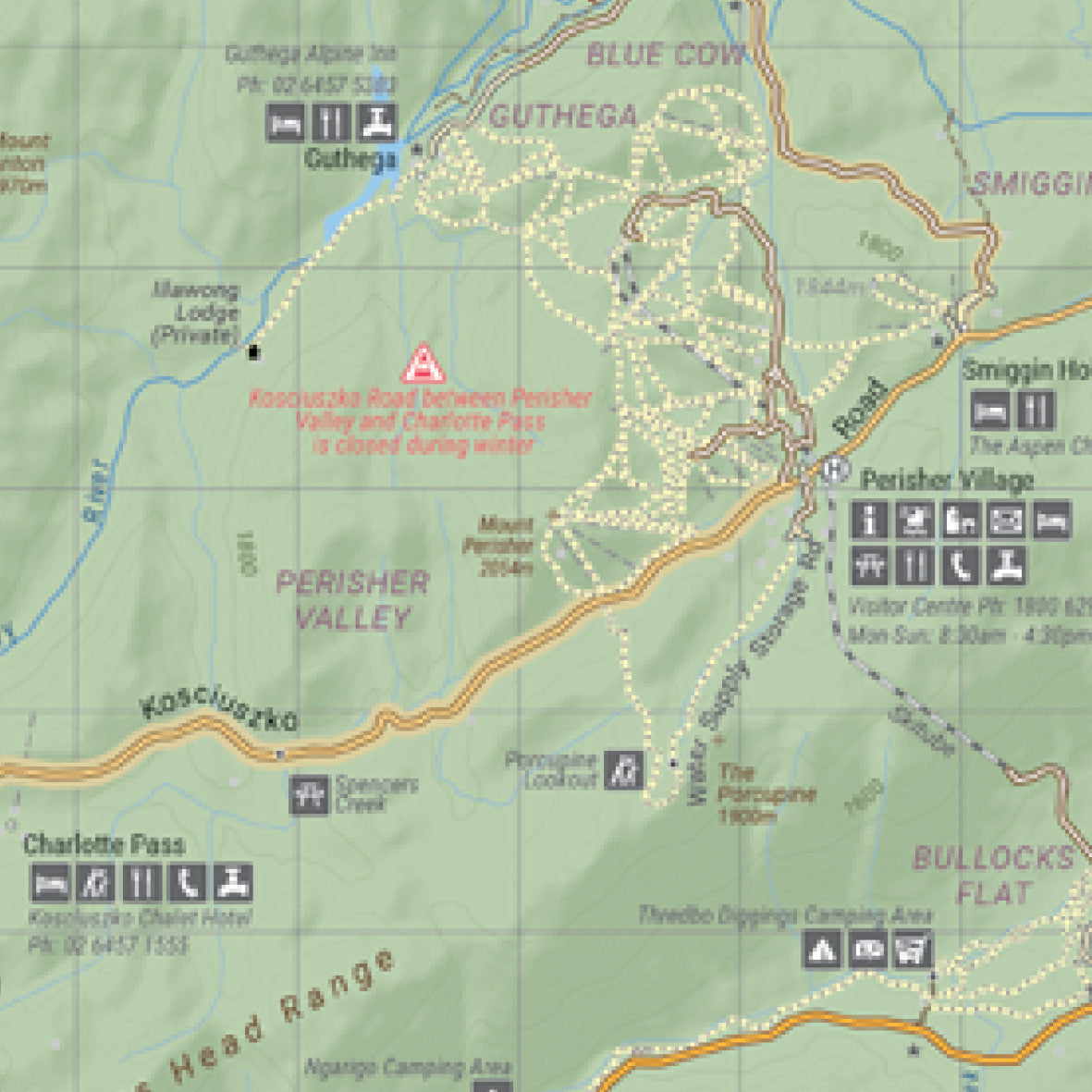 The Victorian High Country - North Eastern Map