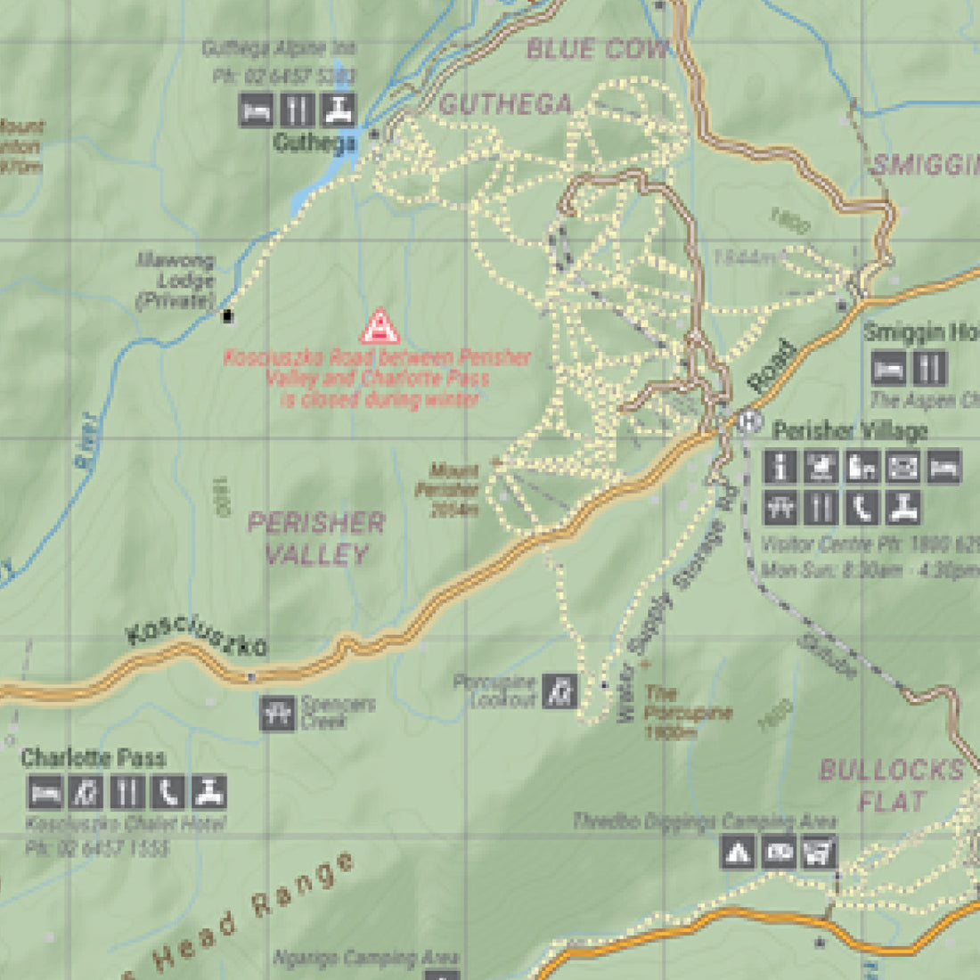 The Victorian High Country - North Eastern Map