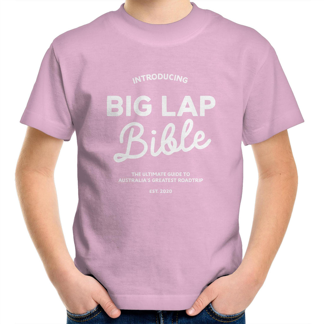 Big Lap Bible Badge - Kids Tee