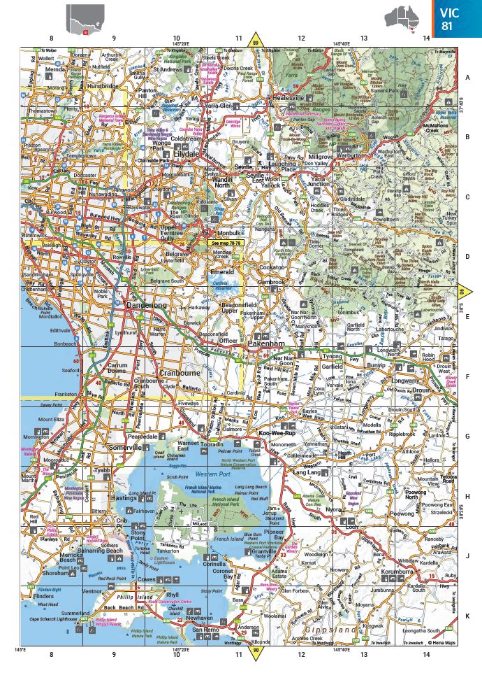 Australia Road & 4WD Atlas (Spiral Bound) - 252 x 345mm