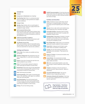 Camps 13 Easy to Read, Campsite photos and larger maps (B4)