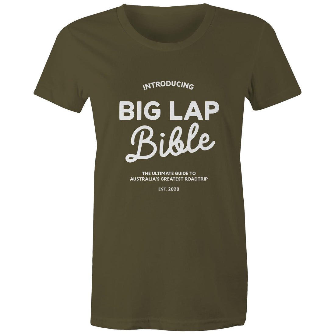 Women's Big Lap Bible Tshirt - BLB Badge