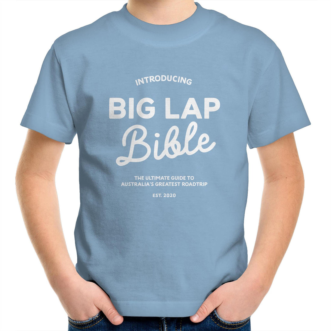 Big Lap Bible Badge - Kids Tee