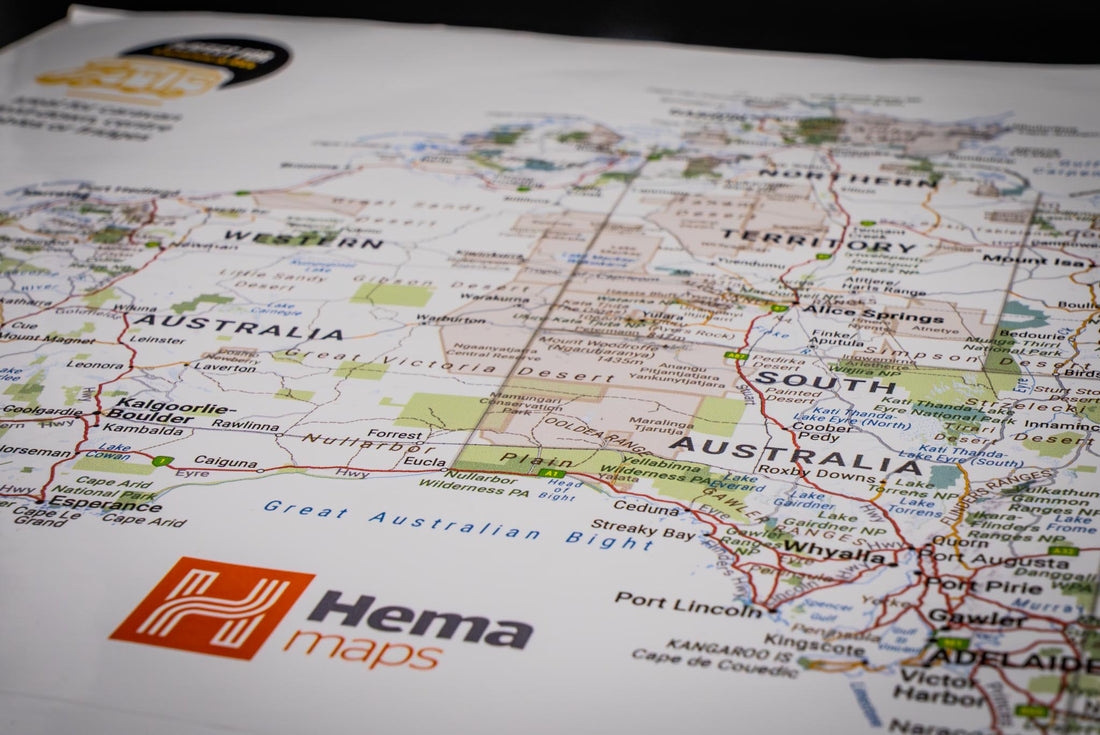 Hema Sticker Map (440mm x 370mm)