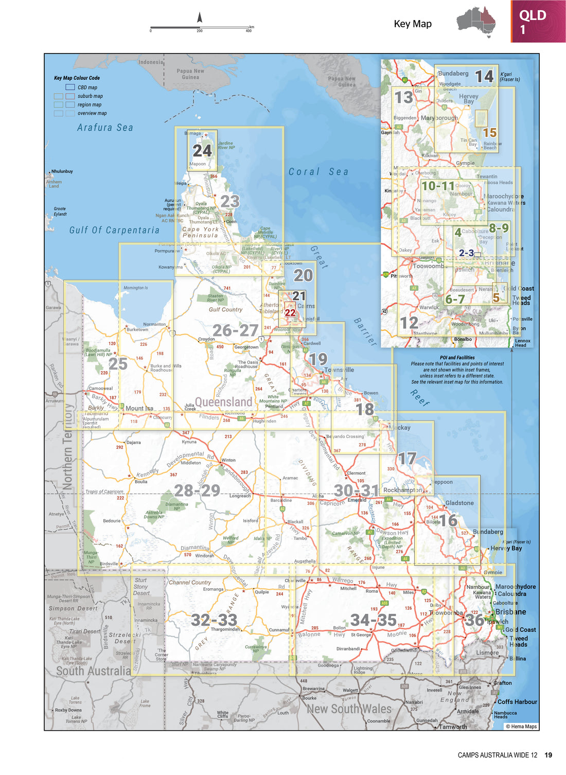 Camps 12 Easy to Read, Campsite photos and larger maps (B4)