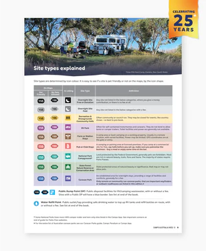 Camps 13 Easy to Read, Campsite photos and larger maps (B4)