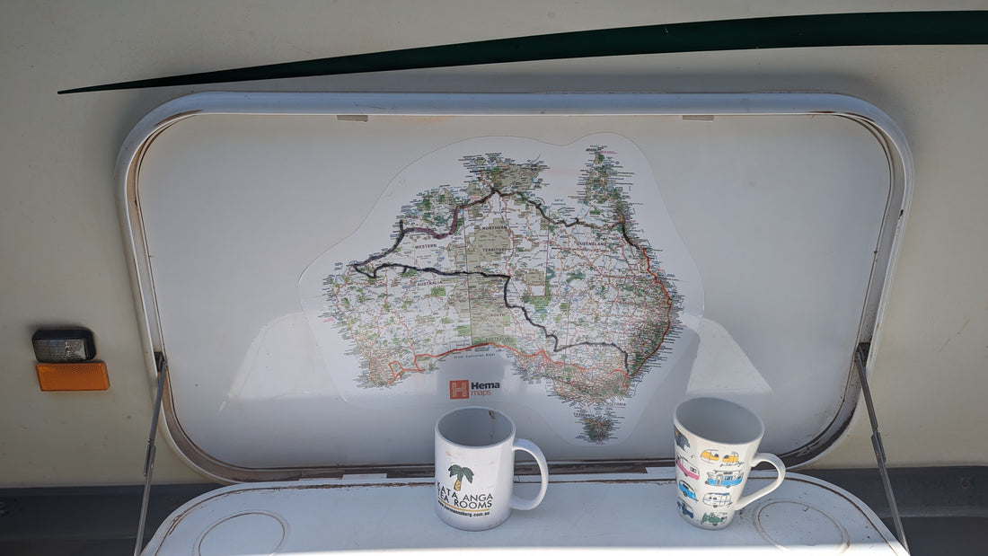 Map of Australia Sticker - Medium