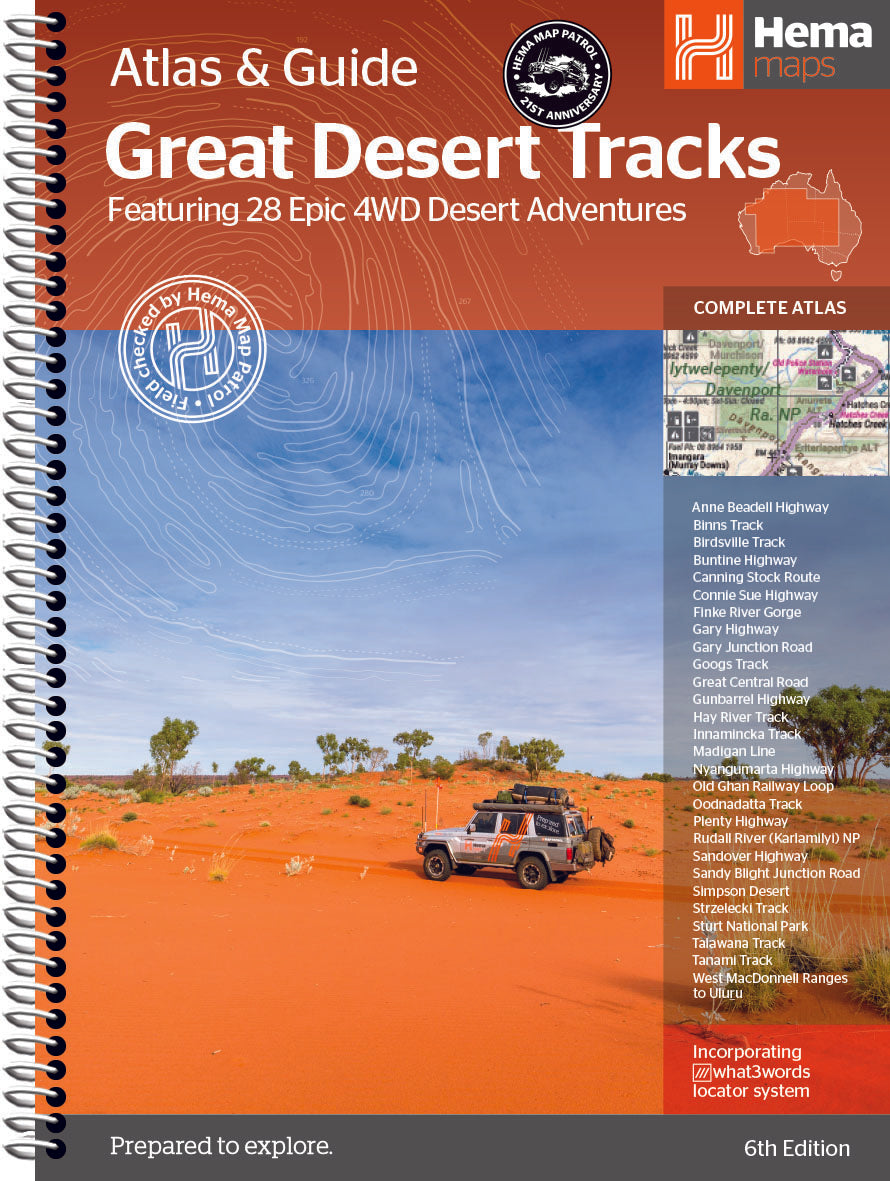 Great Desert Tracks Atlas & Guide