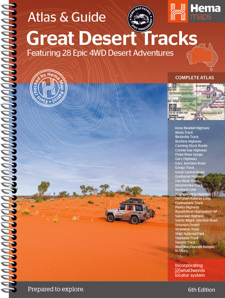 Great Desert Tracks Atlas & Guide